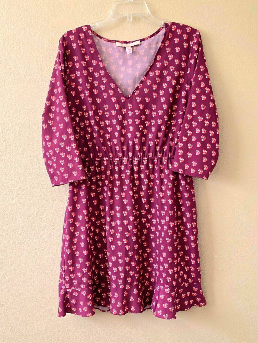 Hutch for Anthropologie Autumn Fox Midi Dress - Size Large